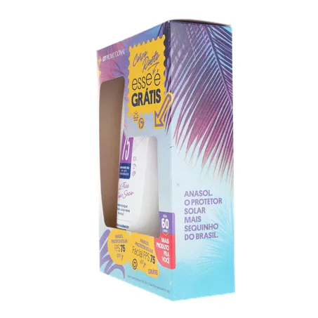 KIT PROTETOR SOLAR ANASOL FPS 75 200G + GRÁTIS PROTETOR SOLAR FACIAL FPS 75 60G 360-6