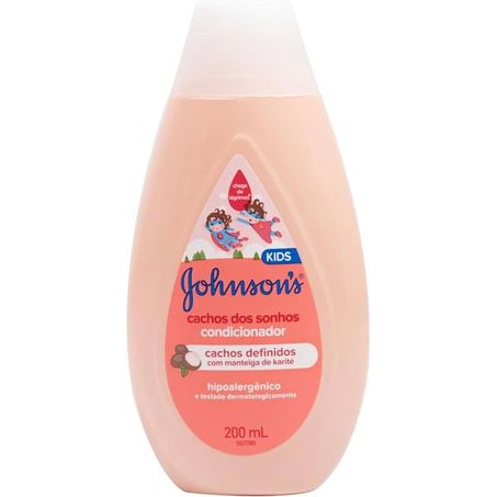 Condicionador infantil johnsons cabelos cacheados 200ml