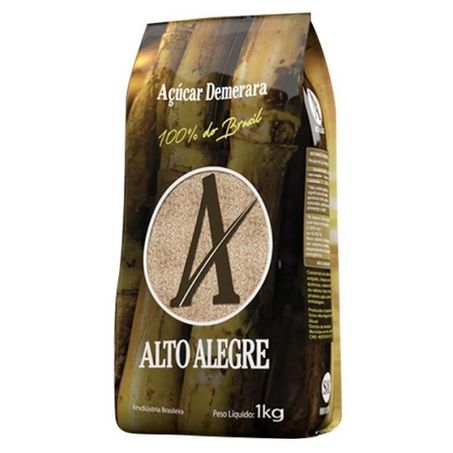 AÇÚCAR DEMERARA 1KG ALTO ALEGRE