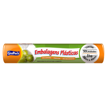 Embalagem plastica giopack 5kg