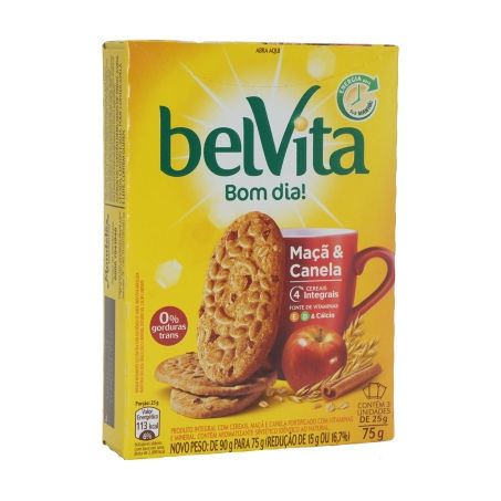 Bisc. belvita maça e canela 75gr