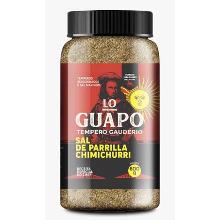 Sal de parrilla chimichurri lo guapo tempero gauderio 500g