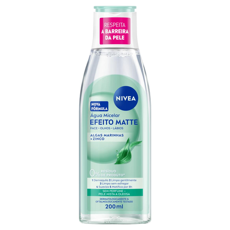 Água Micelar Nivea 200ml -  Demaquilante - Matte