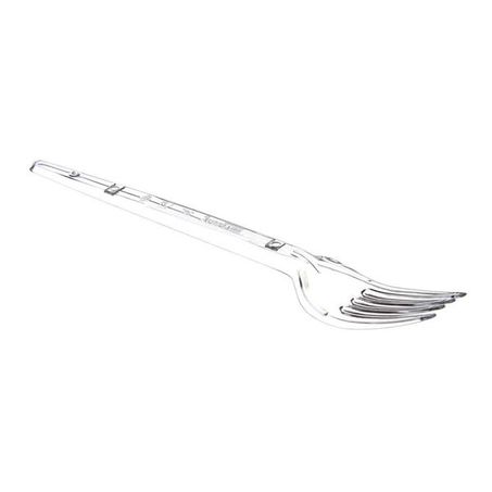 GARFO PLÁSTICO CONFESTA CRISTAL C/10