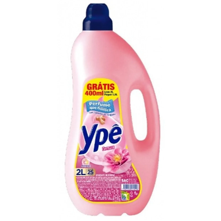 Amaciante ype 2l ternura rosa gt 400ml (bs)