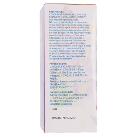 Gel adesivo sanitário sani all lavanda refil 37g 360-26