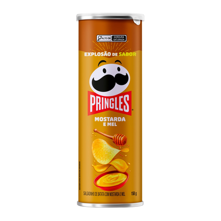Batata Frita Pringles 158g Mostarda e Mel