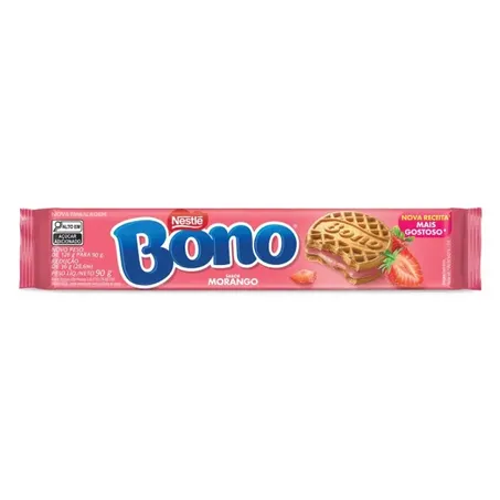 Biscoito bono 90g morango