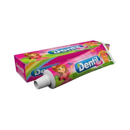 Gel Dental Dentil Kids com Flúor Ativo Tutti Frutti Caixa 50gr