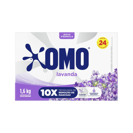 Sabão em Pó Omo 1,6kg - Lavanda