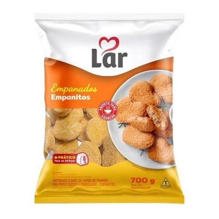EMPANITOS DE FRANGO LAR 700G