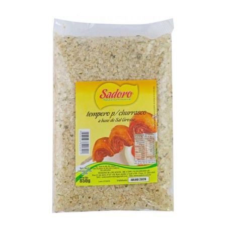 Sal Grosso Temperado Sadoro - 850G
