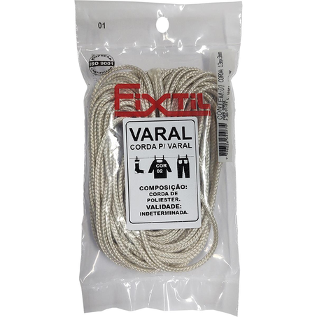 Cordão Fixtil Tam. 13mx3mm - Multiuso