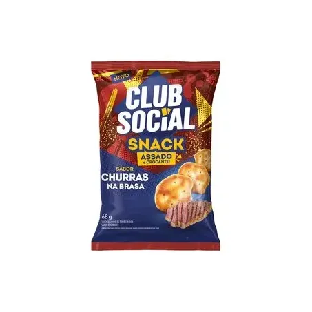 CLUB SOCIAL SNACK 68G CHURRASCO NA BRASA