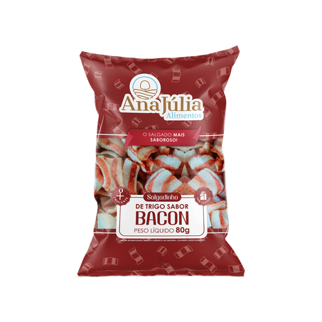 Salgadinho de bacon ana júlia 80g