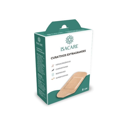 CURATIVO ISACARE C/8 EXTRAGRANDE