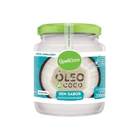 Óleo de Coco Qualicoco Sem Sabor 200ML