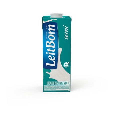 LEITE LIQ LEITBOM SEMIDESNATADO 1L