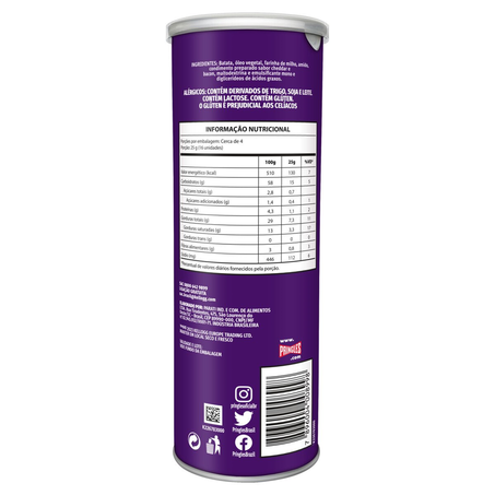 PRINGLES SABOR CHEDDAR&BACON 105G 360-1