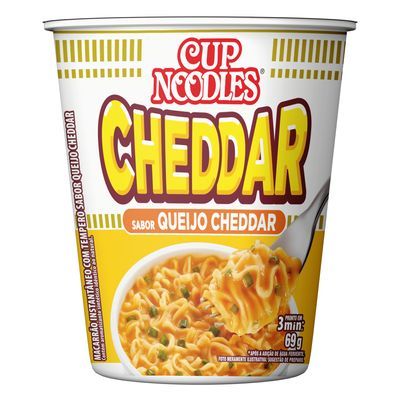 Macarrão cheddar cup noodles 69g