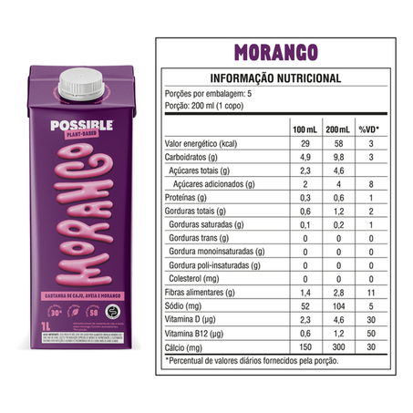 BEBIDA VEGETAL MORANGO 1L - POSSIBLE 360-2