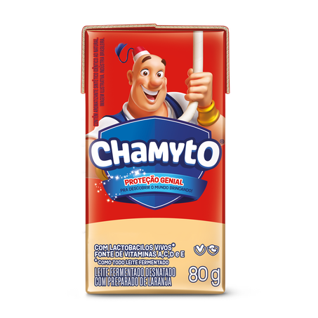LEITE FERMENTADO CHAMYTO C/6 480G LARANJ