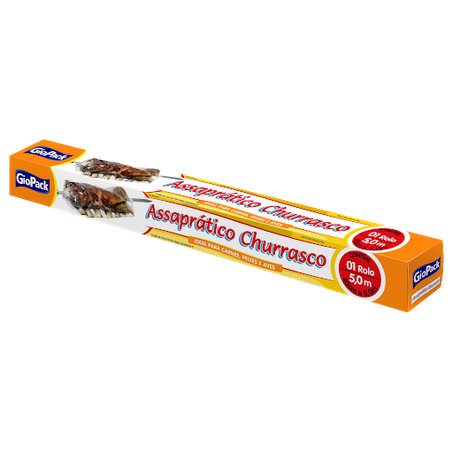 Saco Assapratico Giopack Churrasco 45x5 m C 5 Unidades