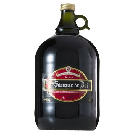 Vinho Brasileiro Tinto Suave Sangue de Boi Garrafão