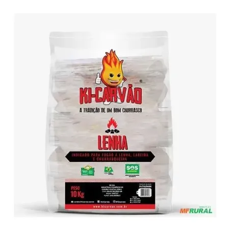 Lenha ki-karvão pacote 10kg
