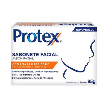 SABONETE PROTEX FACIAL ANTI 85G CRAV/ESPIN