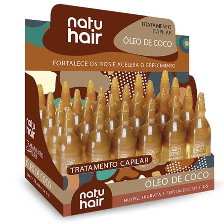 Ampola capilar natu hair oleo coco 10ml