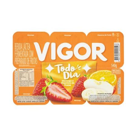 BEBIDA LÁCTEA VIGOR BDJ MORANGO 540GR