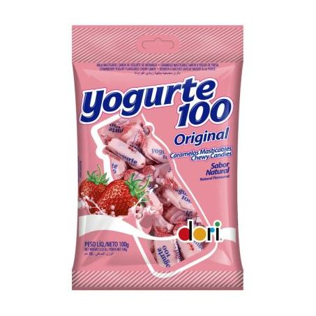 Bala dori yogurte morango 100g*