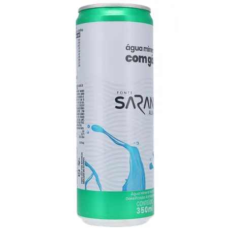 Agua mineral sarandi c/gas lata 350ml 360-31