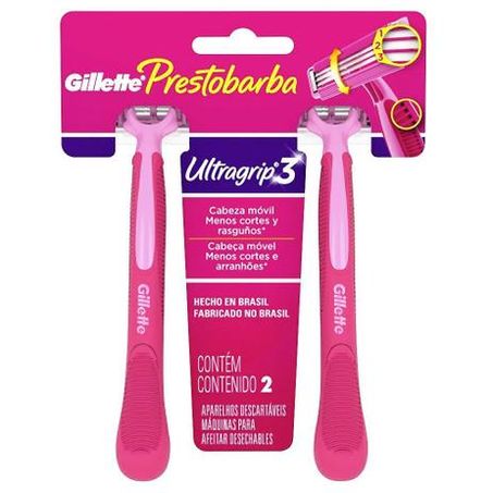 Aparelho depilatorio gilette com 2un movel feminino