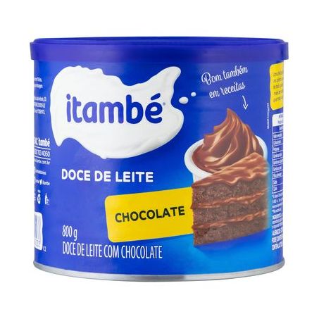DOCE DE LEITE ITAMBE LT 800G CHOCOLATE