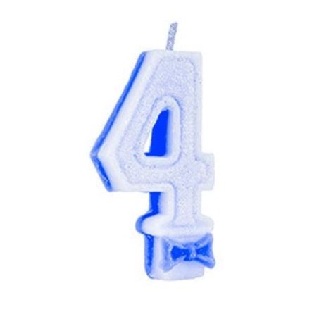 VELA ANIVER SUPER C/GLITER AZUL N4 REGINA