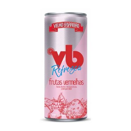 Coquetel Velho Barreiro Frutas Vermelhas Lata 350ml 