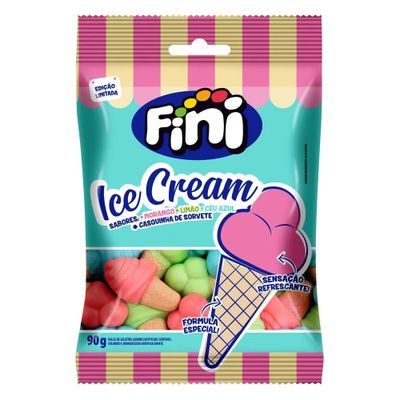 Bala sorvete ice cream fini 90g
