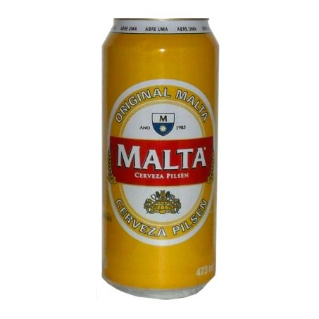 Cerveja pilsen malta latao 473ml.