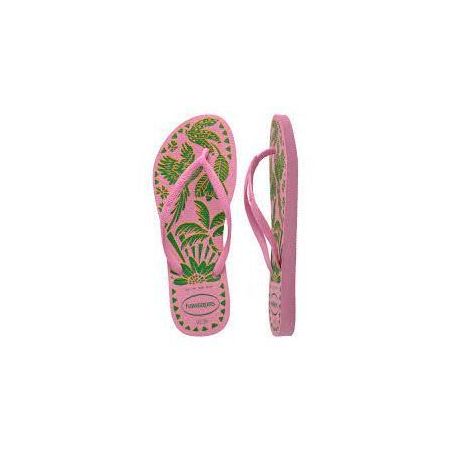 CHINELO HAVAIANAS SLIM TUCANO PINK LEMONDE 39/40