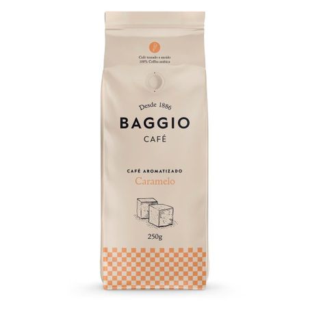 Café torrado moido baggio 250g caramelo
