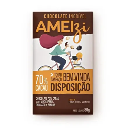 Chocolate Bem Vinda Disposição 80G - Ameizi