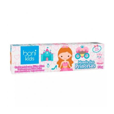 Creme Dental Boni Kids Mundo Das Prince 50G