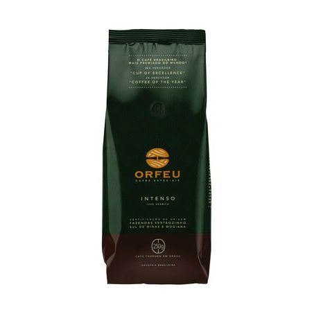 Cafe torrado em graos intenso orfeu 250g