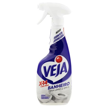 Desinfetante de Uso Geral Veja Banheiro Frasco Borrifador 500ml