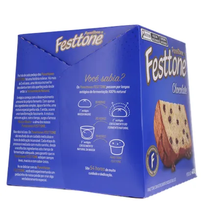 Panettone Festtone Chocolate 400G 360-30