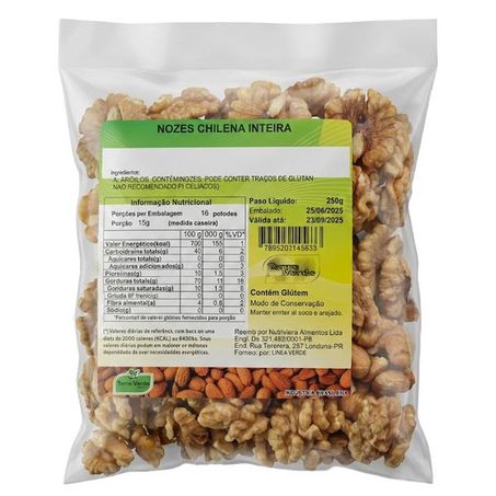 NOZES CHILENA INTEIRA 250G