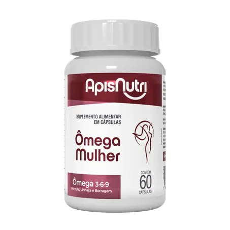 OMEGA 3,6,9 MULHER 1000MG 60 CAPS - APISNUTRI