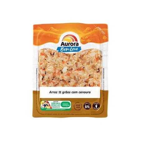 ARROZ 11 GRAOS C CENOURA  CONG 110G